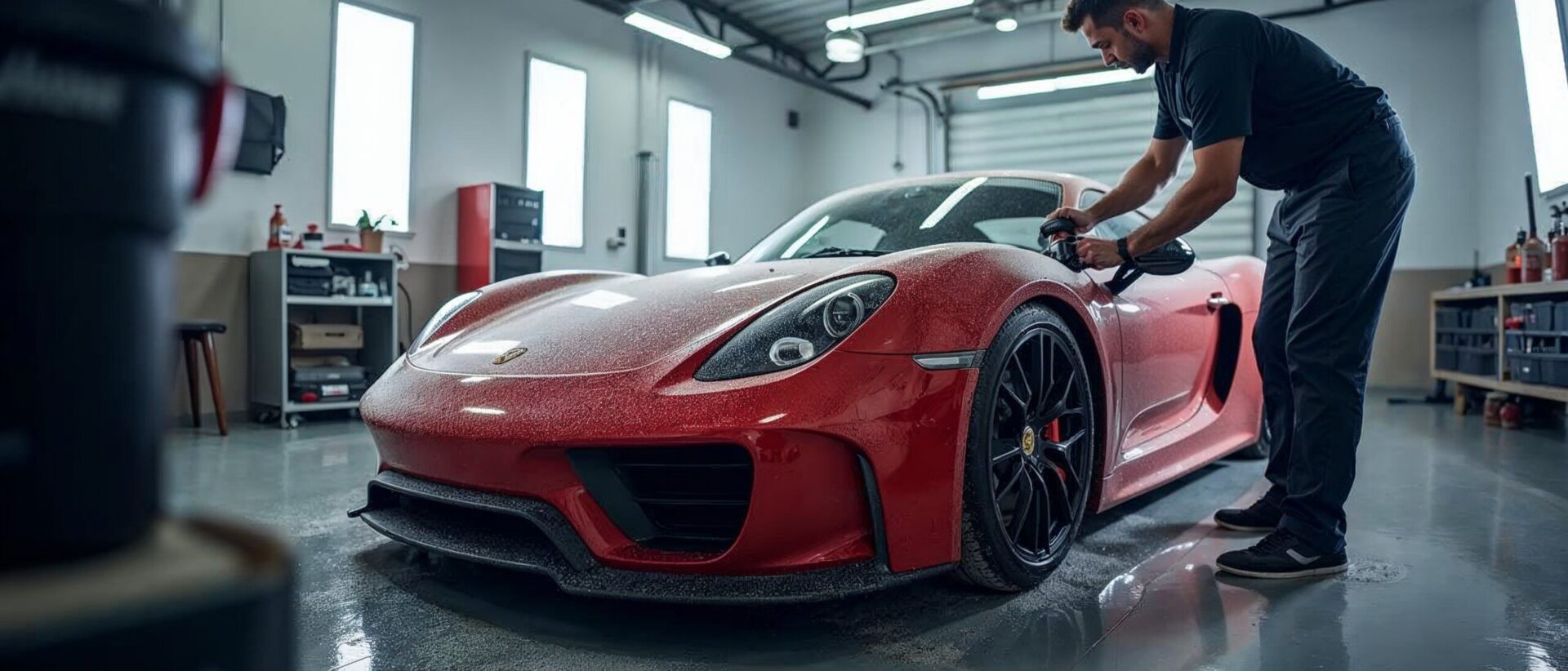 Odtłuszczanie lakieru przed PPF — proces stosowany przez detailerów motorsportowych