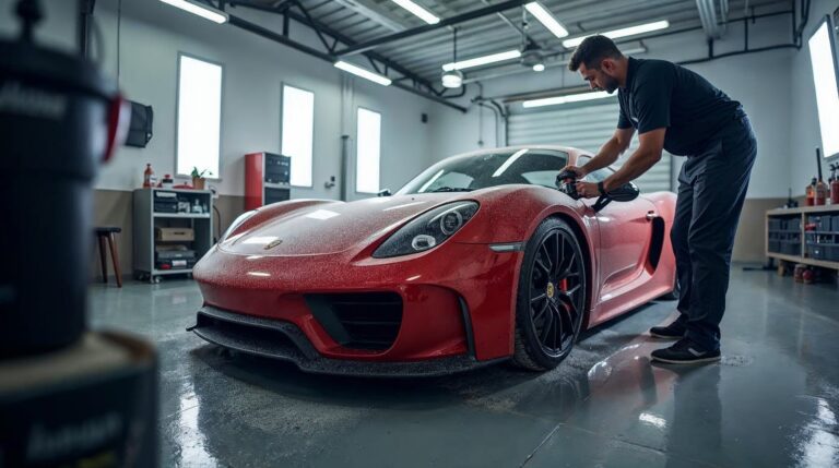 Odtłuszczanie lakieru przed PPF — proces stosowany przez detailerów motorsportowych